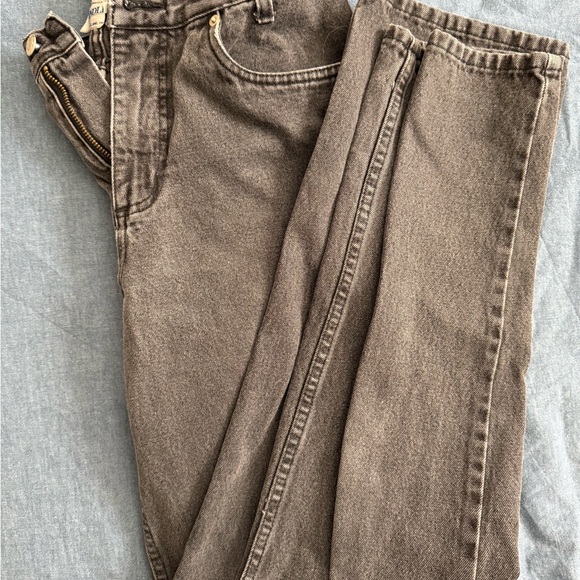 Pendleton Gray Wash Jeans Women’s 6 100% Cotton Classic Fit Zip Fly - Picture 5 of 6